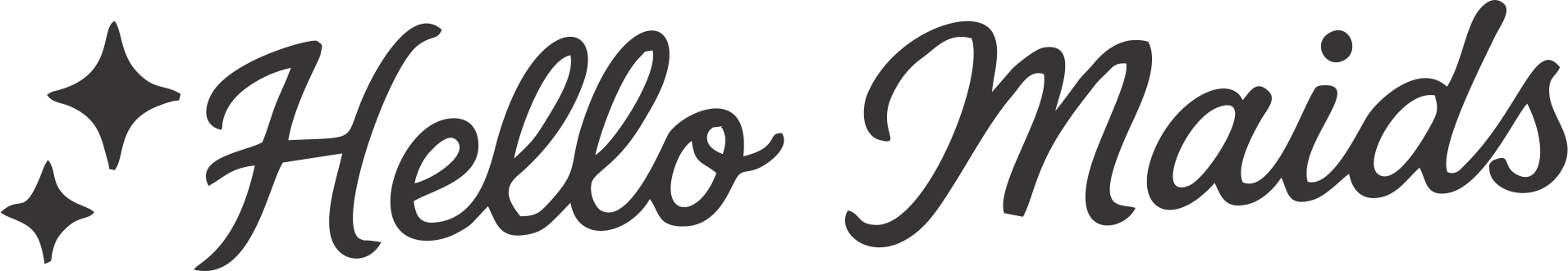 Hello Maids Logo-black